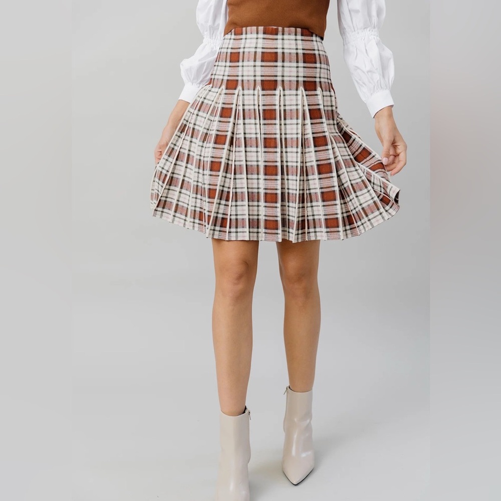Apparalel plaid Delta Skirt, size 3XL NWT
